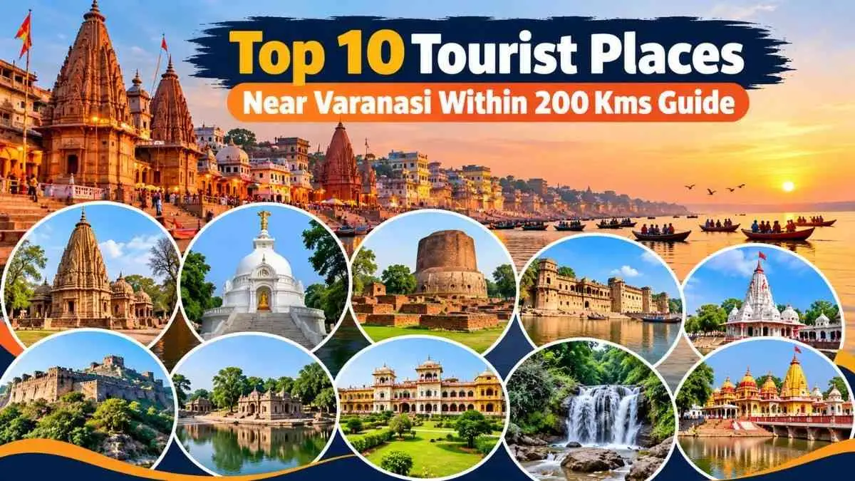 top 10 tourist places near varanasi within 200 kms
